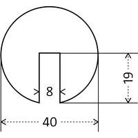 rond pour IPN ou arêtes rond pour IPN ou arêtes