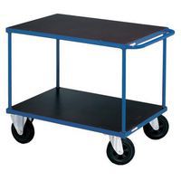 Bordsvagn Rulle 1000x700x870 mm blå/MDF - Manutan
