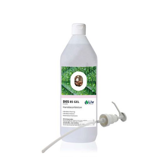 Handesinfektion Gel 85, 1l (inkl pump) Handesinfektion Gel 85, 1l (inkl pump)