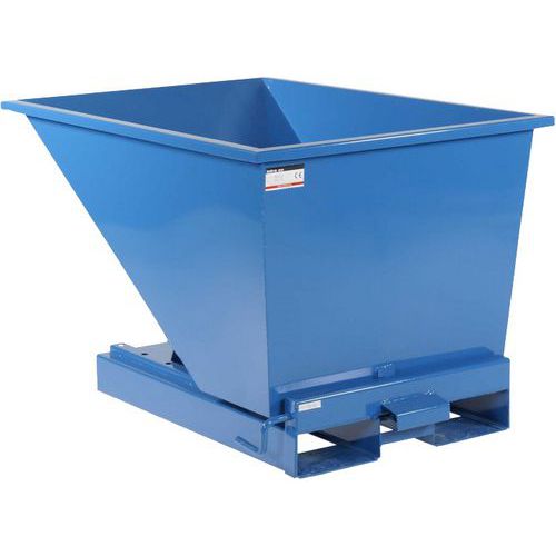 Tippcontainer Öppen, Blå, 150-3000 L