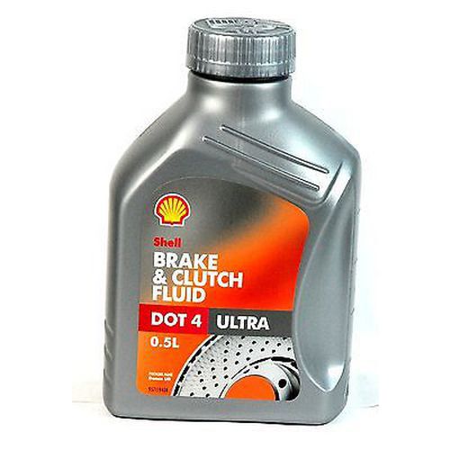 Shell Brake & Clutch Fluid DOT 4 ESL, 6 X 0.5L
