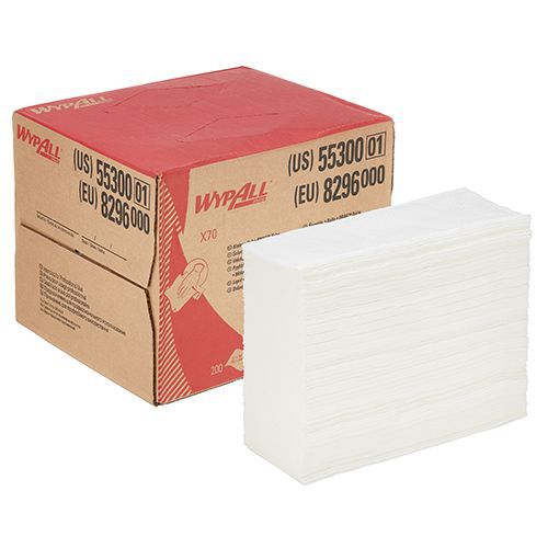 Torkduk med fokus på snabb absorption, X70, 200 dukar – Wypall Torkduk med fokus på snabb absorption, X70, 200 dukar – Wypall