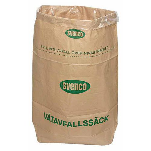 Sopsäck papper 125L 75x100x25cm 1blad, för Storkök Sopsäck papper 125L 75x100x25cm 1blad, för Storkök