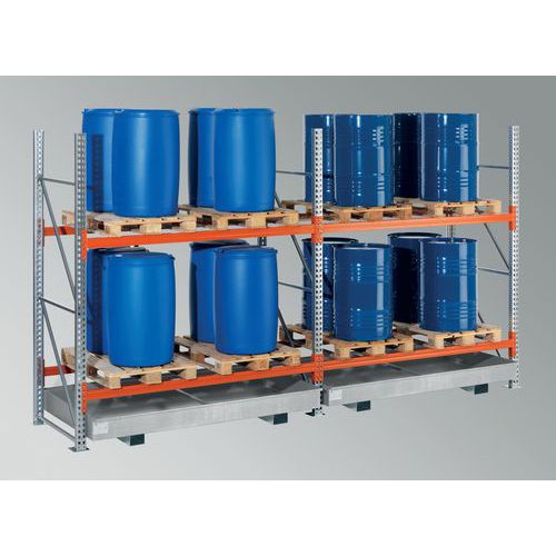 Pallhylla g-pr 2 22/360 grunddel förzinkad Pallhylla g-pr 2 22/360 grunddel förzinkad