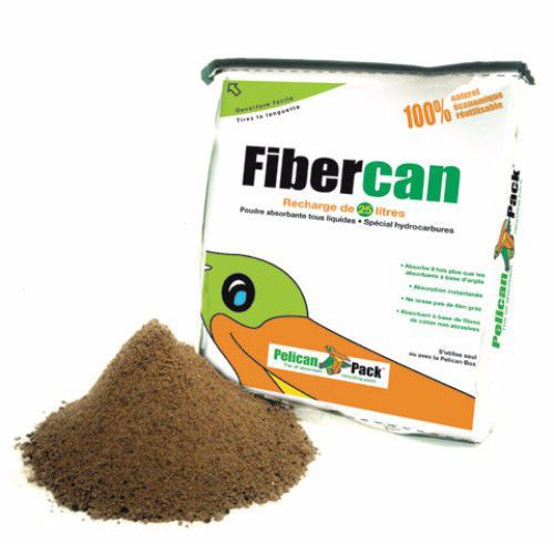 Absorbent, Pelican Fibercan Refill, 25 liter Absorbent, Pelican Fibercan Refill, 25 liter