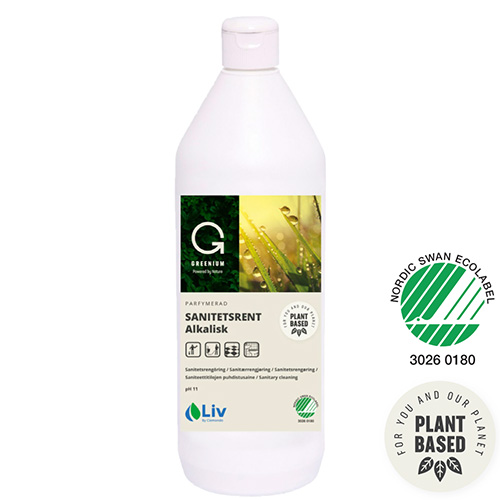 Liv Greenium Sanitetsrent alk 1L Liv Greenium Sanitetsrent alk 1L