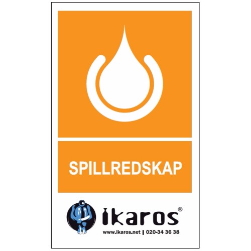 Dekal Spillredskap liten stående Dekal Spillredskap liten stående