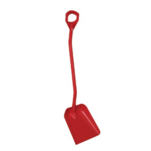Snöskyffel långt handtag, 130 cm, Röd Snöskyffel långt handtag, 130 cm, Röd