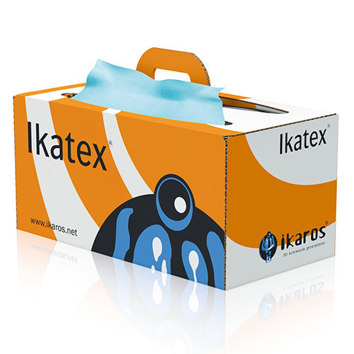 IKATEX Torkdukar i box 9005, nonwoven för svår smuts IKATEX Torkdukar i box 9005, nonwoven för svår smuts