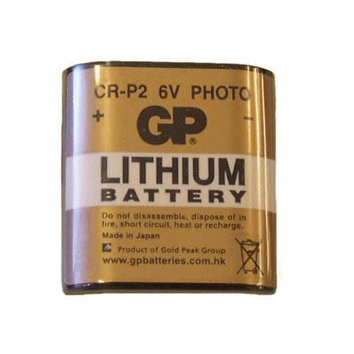 Batteri CR-P2 6V för 150 cm3 Batteri CR-P2 6V för 150 cm3