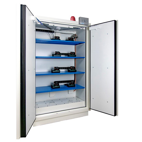 Brandisolerat batteriskåp, utrustat special, enkeldörr Brandisolerat batteriskåp, utrustat special, enkeldörr