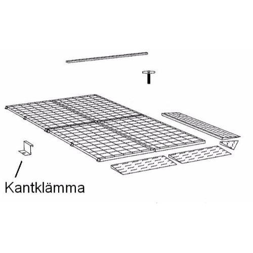 Kantklämma RK78, för arbetsgolv Kantklämma RK78, för arbetsgolv