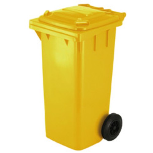 Avfallsbehållare 120 l, Gul Avfallsbehållare 120 l, Gul